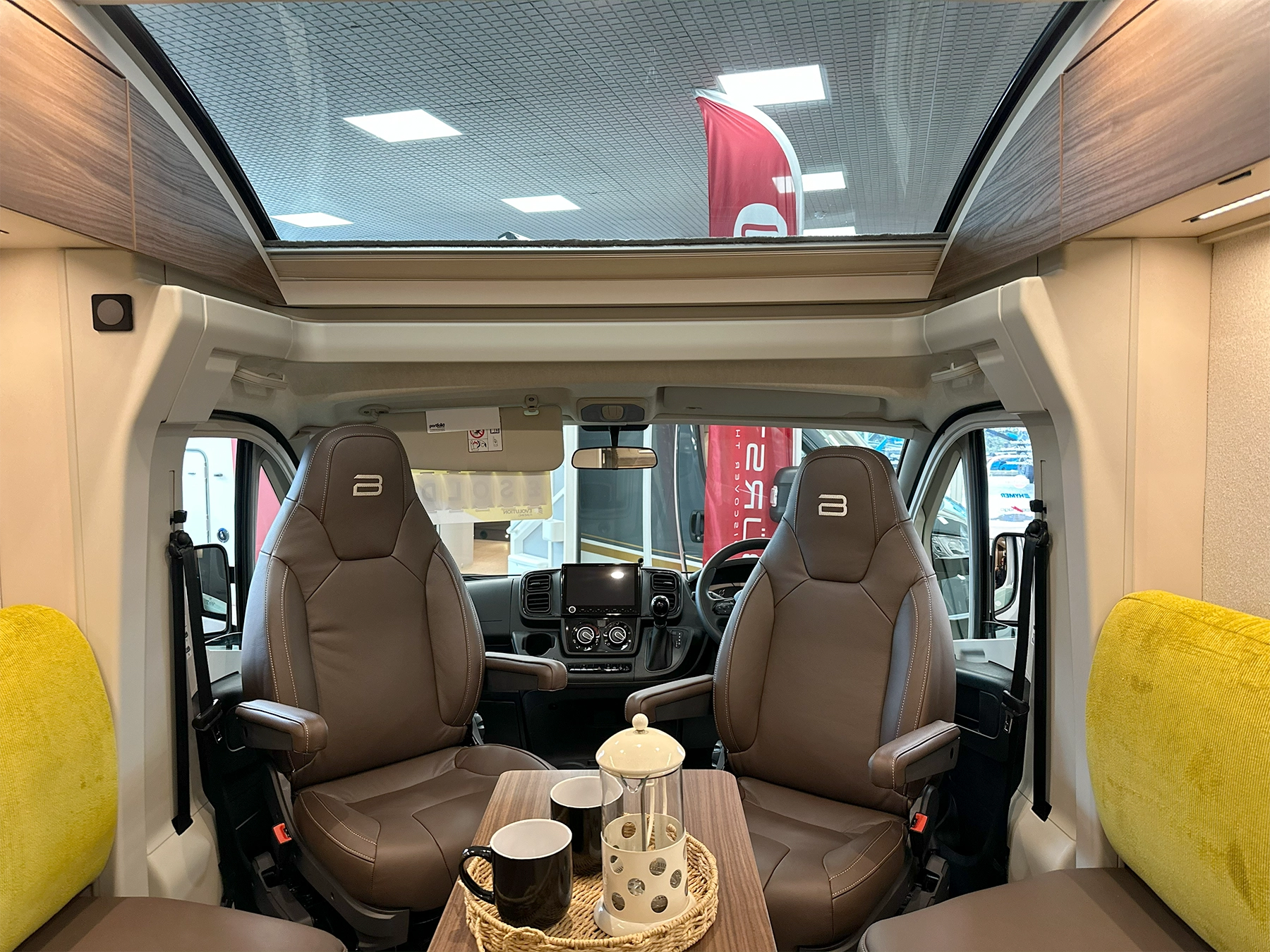 Burstner Signature 7.0 Swivel Front Cab Seats