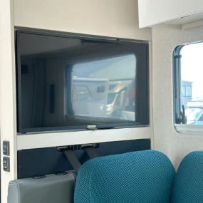 Burstner Signature 7.1 TV Lounge Area