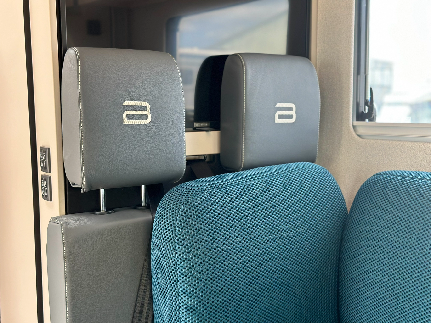 Burstner Signature 7.1 Travel Seat Head Rests