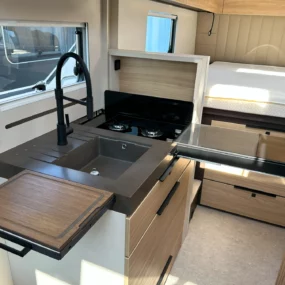 Burstner Signature 7.4 Kitchen Area Extended