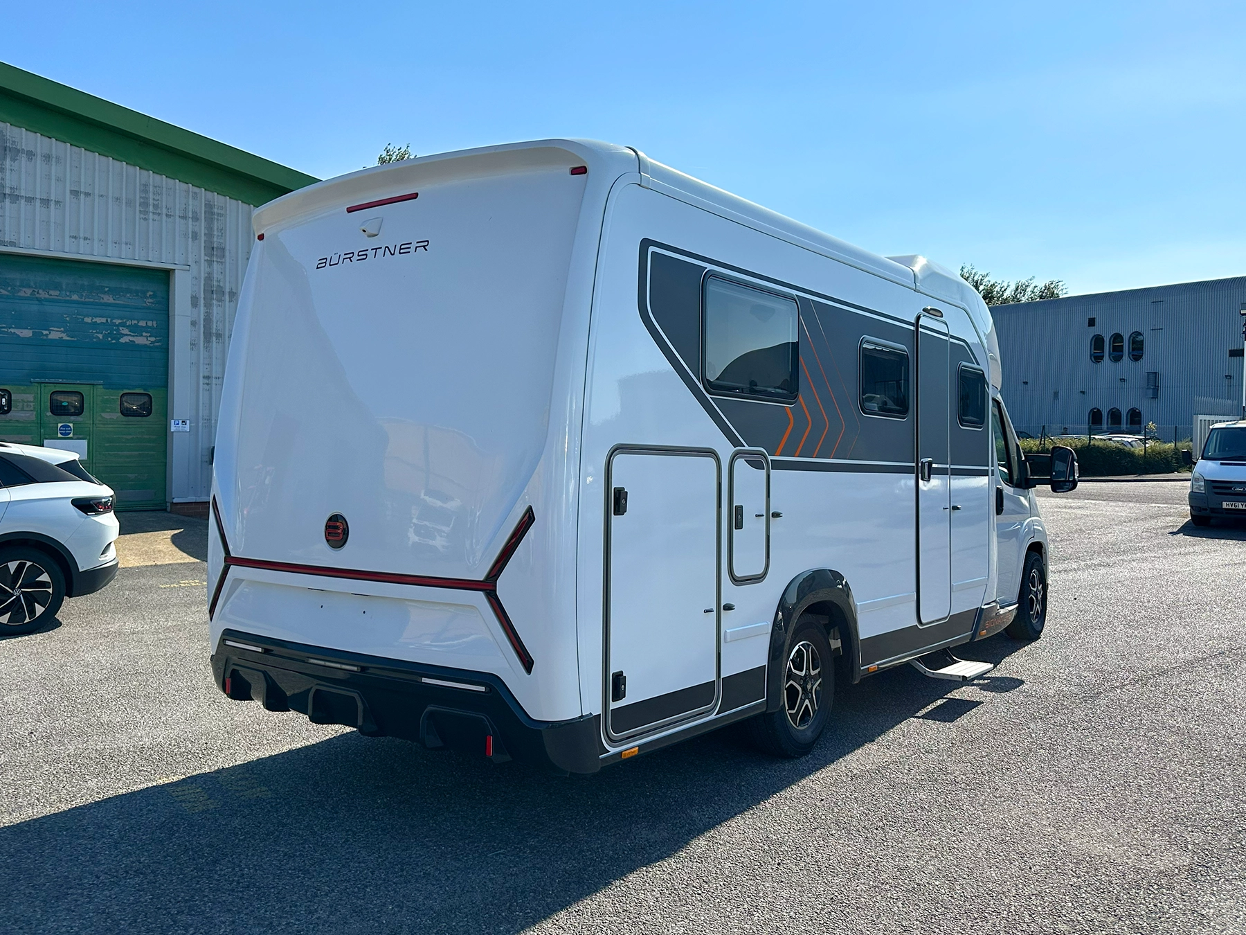 Burstner Signature 7.5 Exterior Rear Left Side