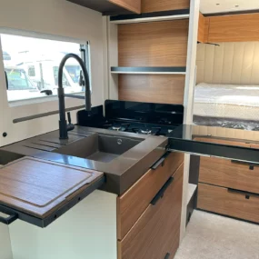 Burstner Signature 7.5 Kitchen Worktop Extended