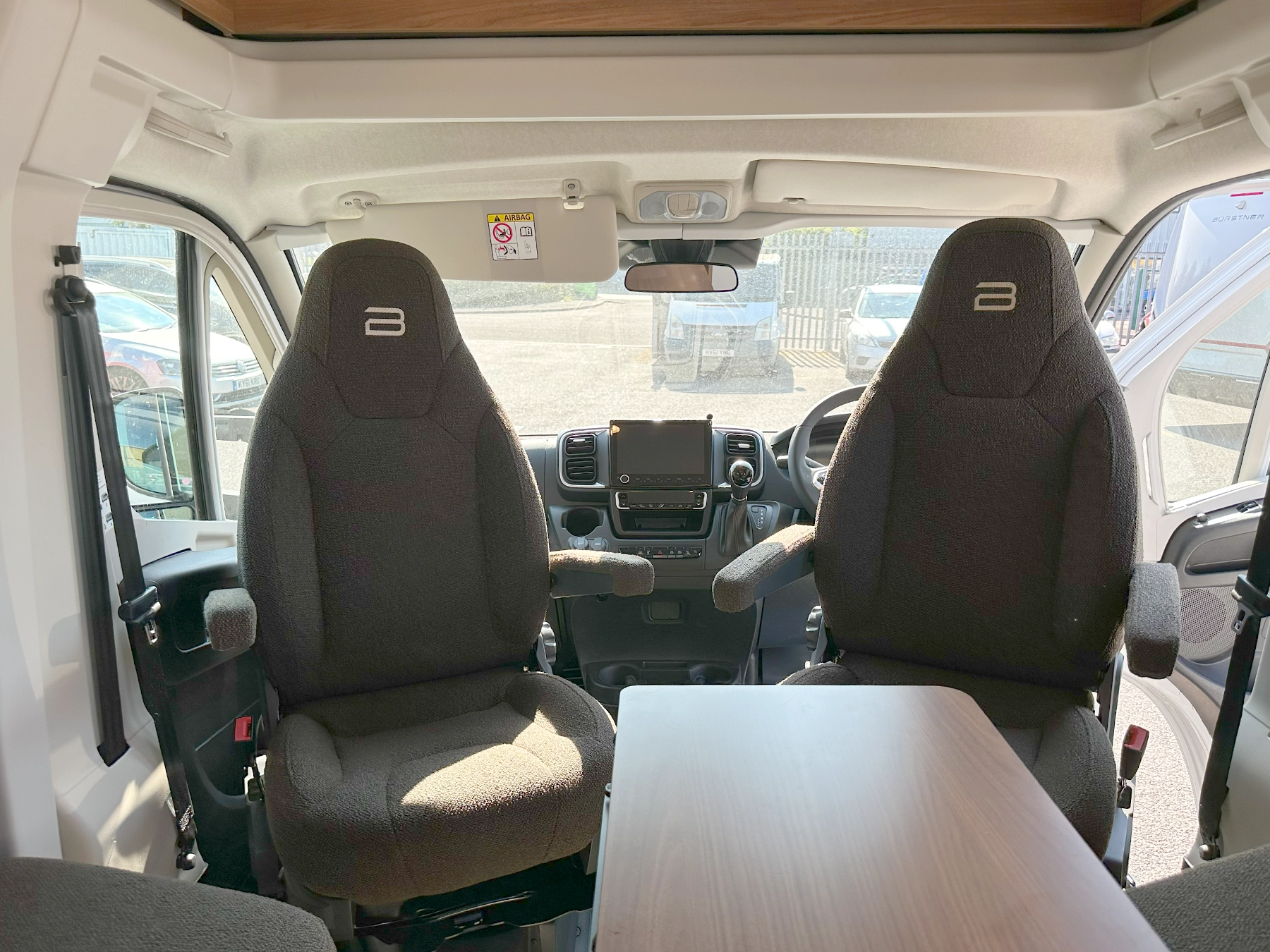 Burstner Signature 7.5 Swivel Front Cab Seats