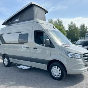 Burstner Habiton Exterior Front Right Side Pop Top Up