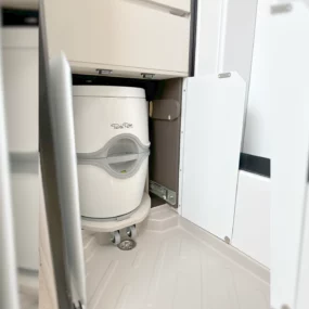 Burstner Habiton Fold Away Toilet