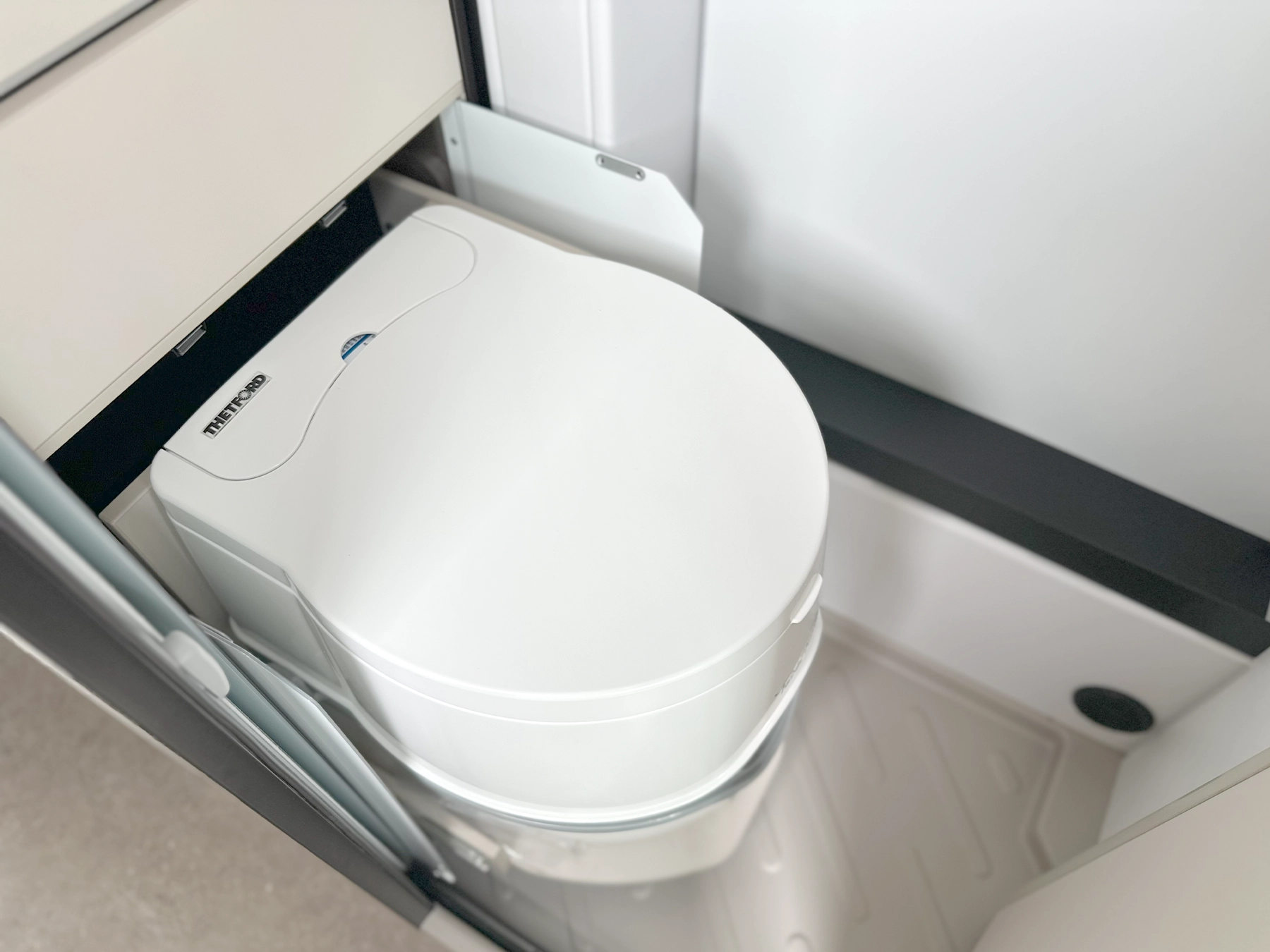 Burstner Habiton Bathroom Pull Out Toilet