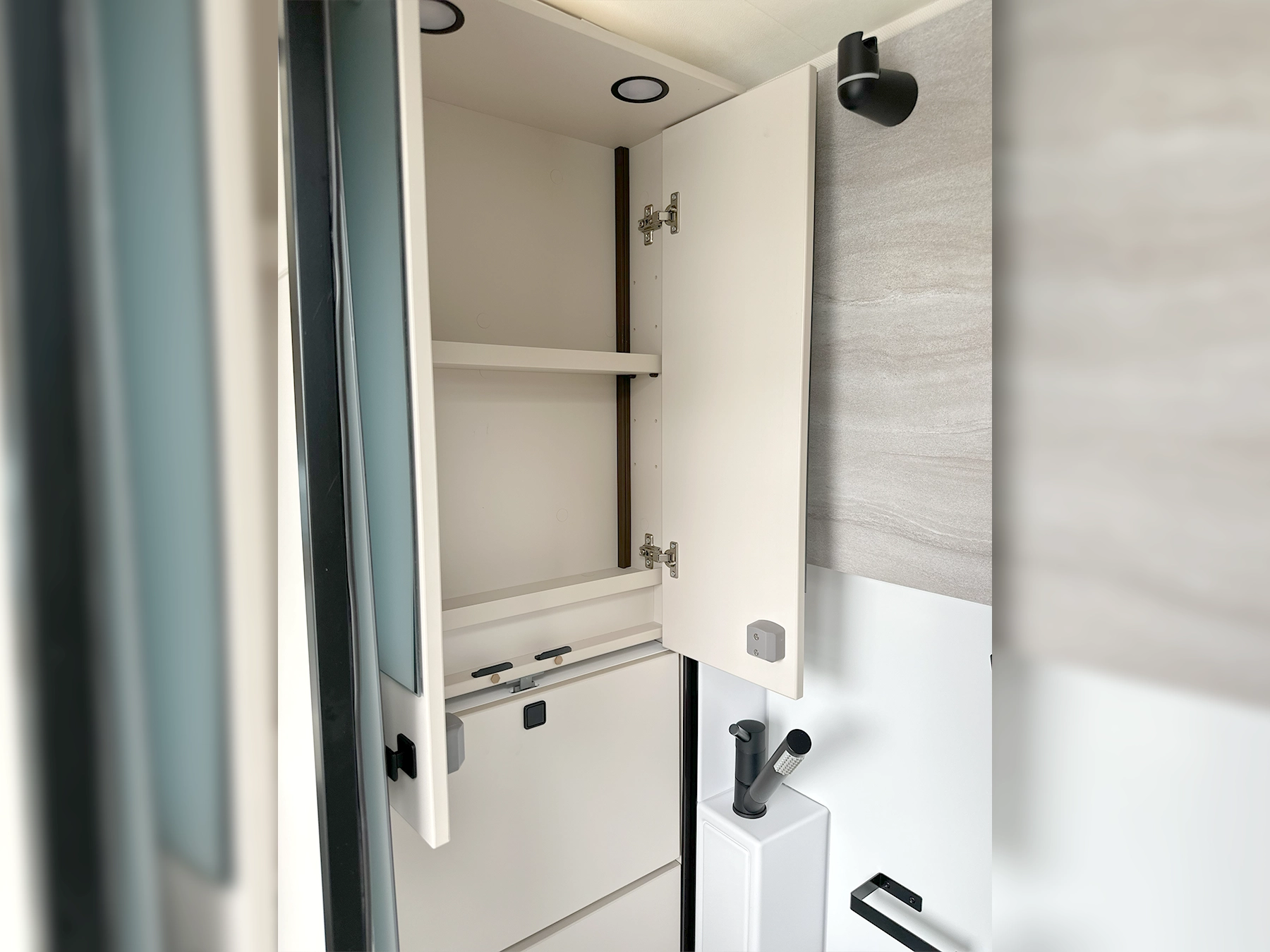 Burstner Habiton Bathroom Wall