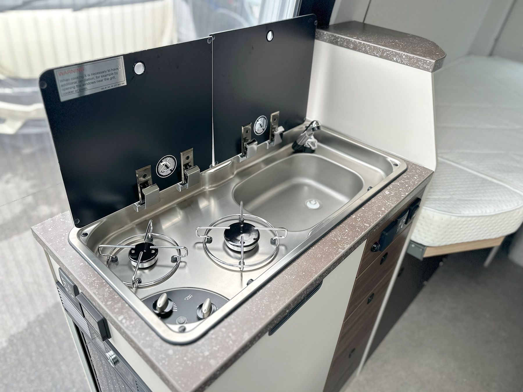 Burstner Habiton Kitchen Sink & Hob