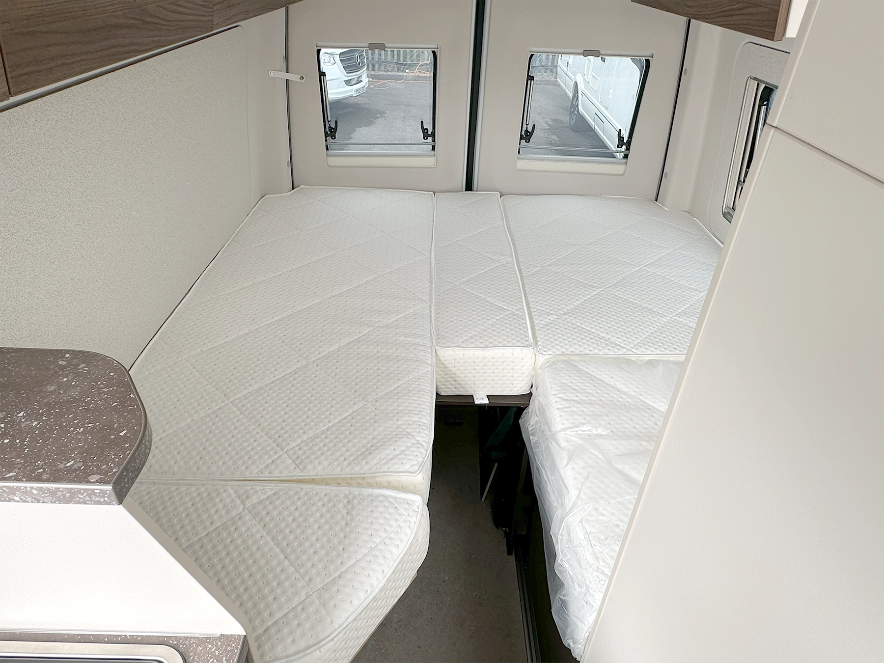Burstner Habiton Rear Twin Single Beds