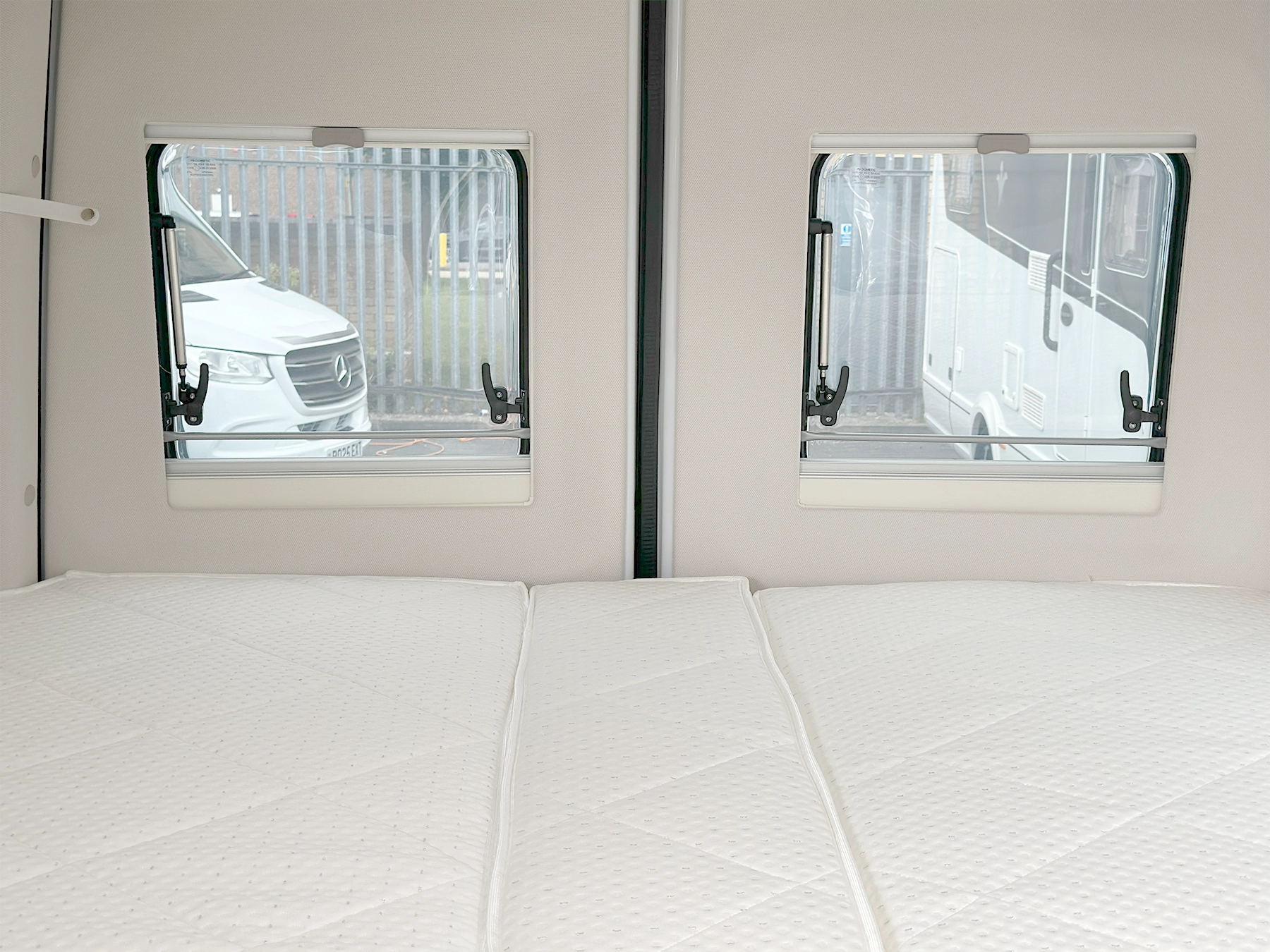 Burstner Habiton Rear Windows