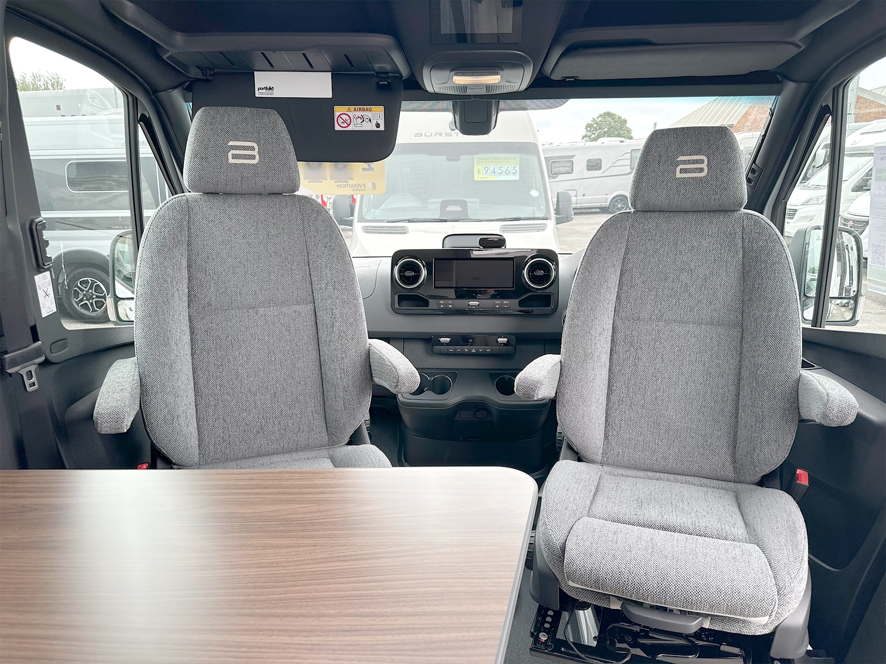 Burstner Habiton Swivel Front Cab Seats