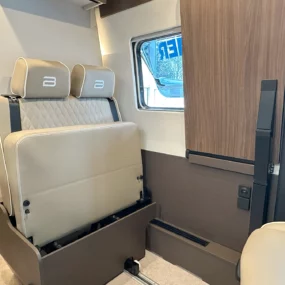 Burstner Habiton 4x4 Lounge Seat Folded Away