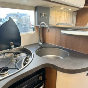 Carthago C1 Tourer T 145 RB LE Lightweight Kitchen Sink & Hob