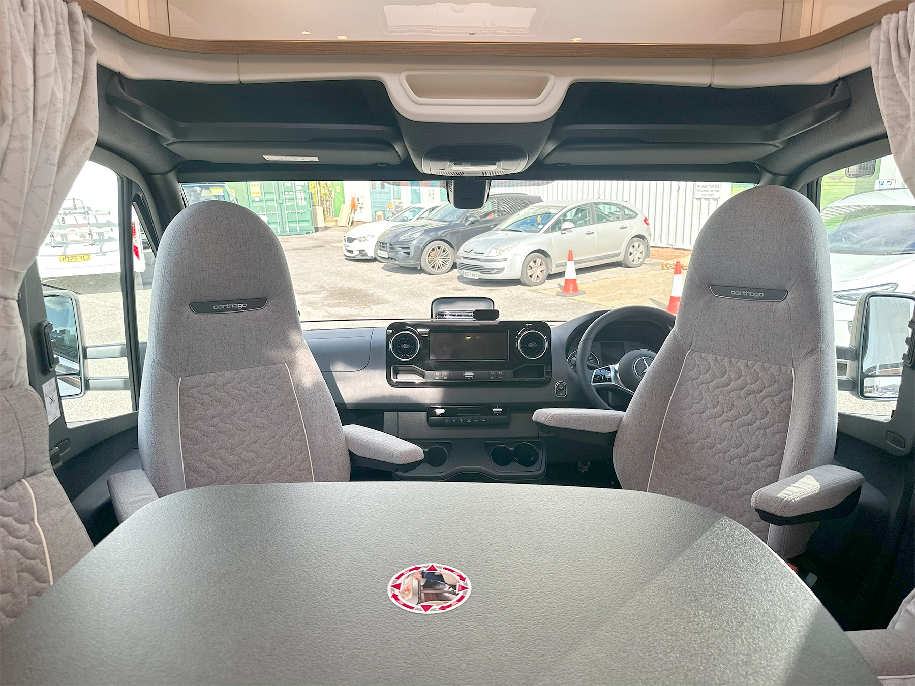 Carthago C1 Tourer T 145 RB LE Lightweight Swivel Cab Seats