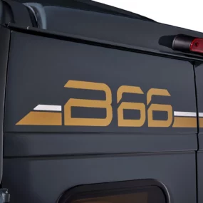 Burstner B66 Campervan - Exterior Rear Decal