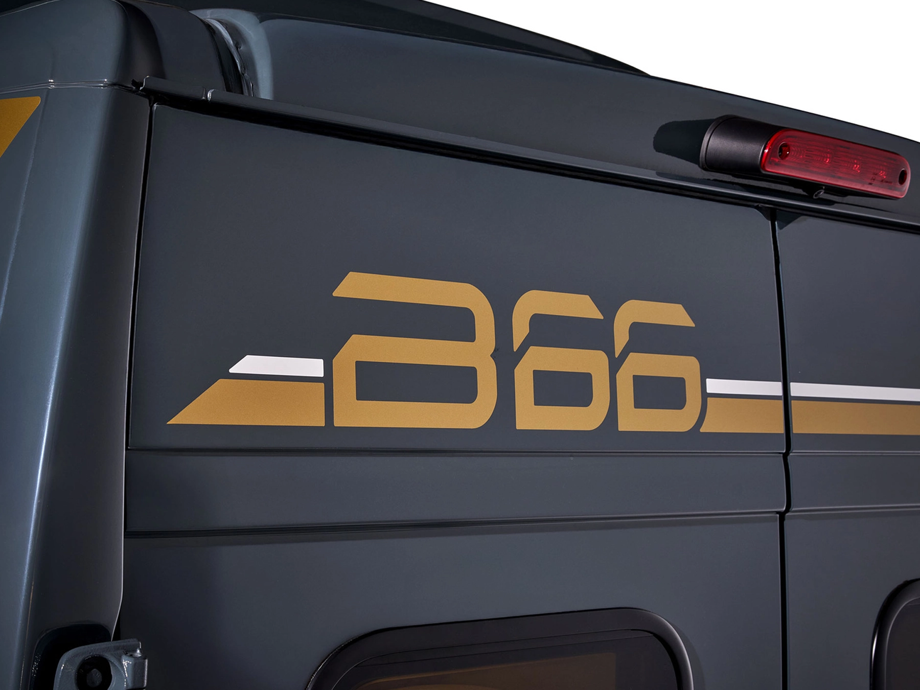 Burstner B66 Campervan - Exterior Rear Decal