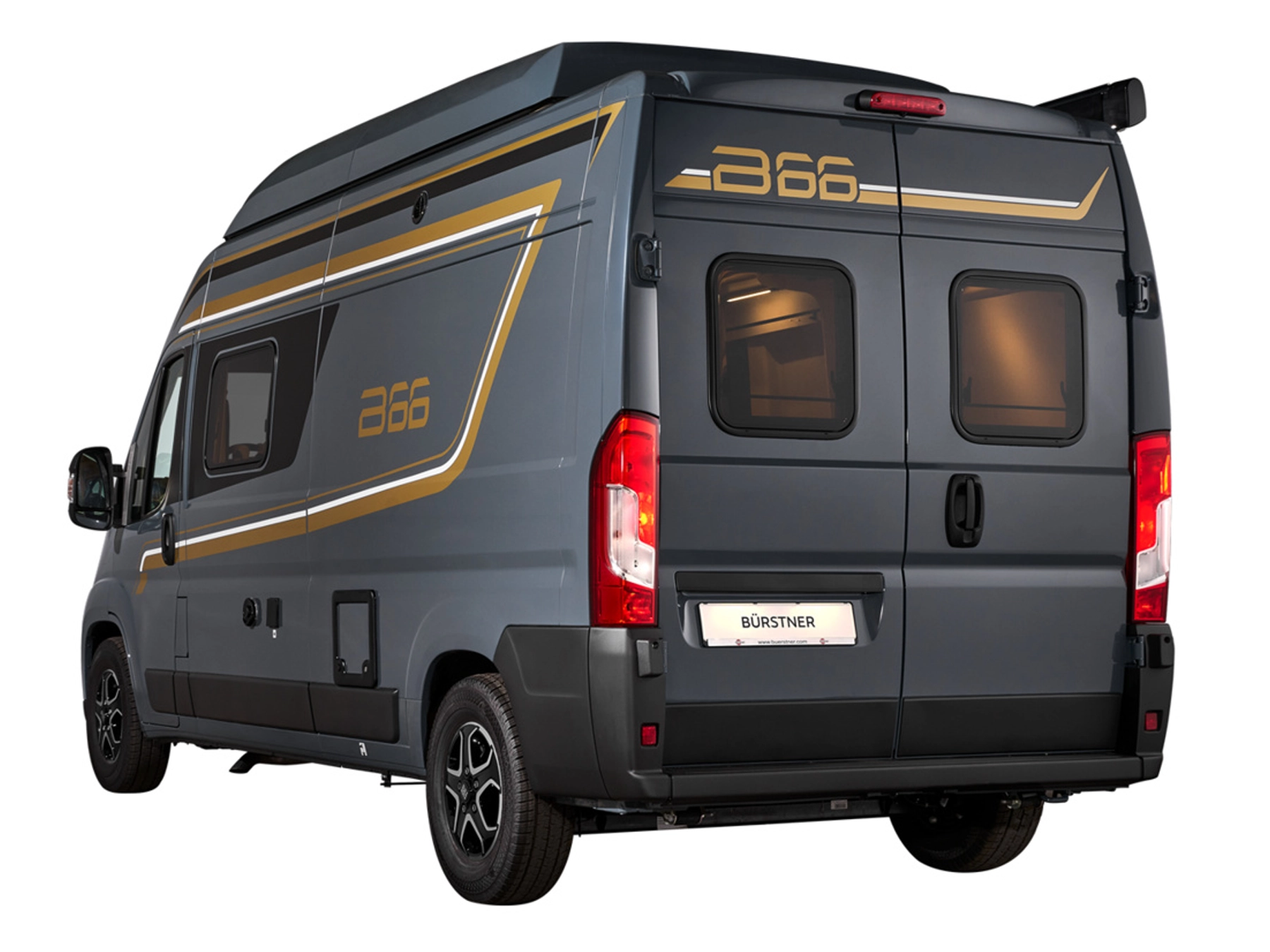 Burstner B66 Campervan - Exterior Rear Left