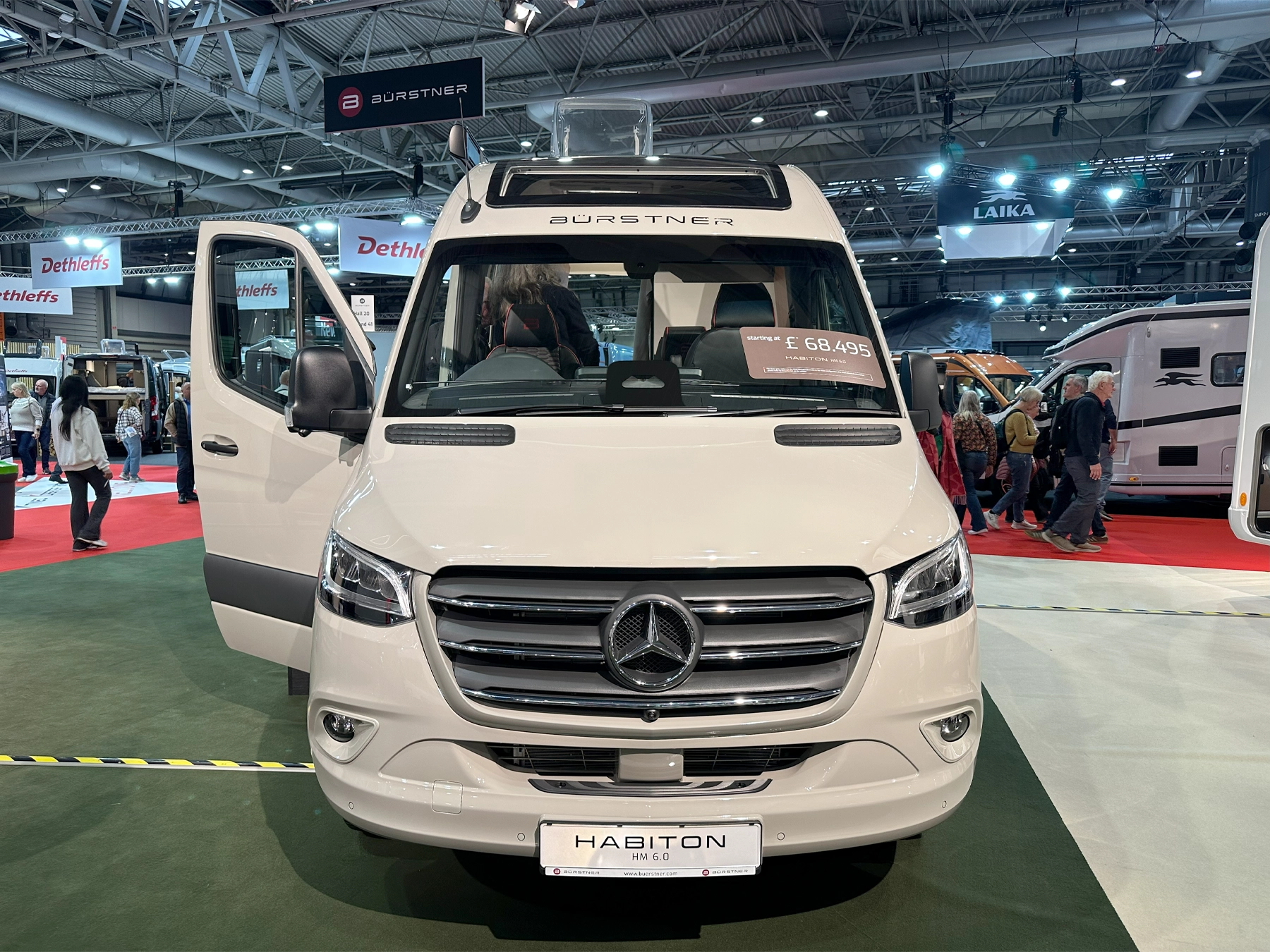 Burstner Habiton HM 6 Campervan FO400060 - NEC Show Exterior Front