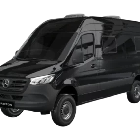 Burstner Habiton HMX 4x4 Campervan FO400064 - Exterior Front Left Black