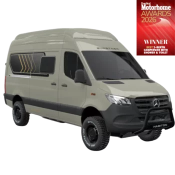 Burstner Habiton HMX 6 4x4 Campervan 9728 - Exterior Front Right Winner