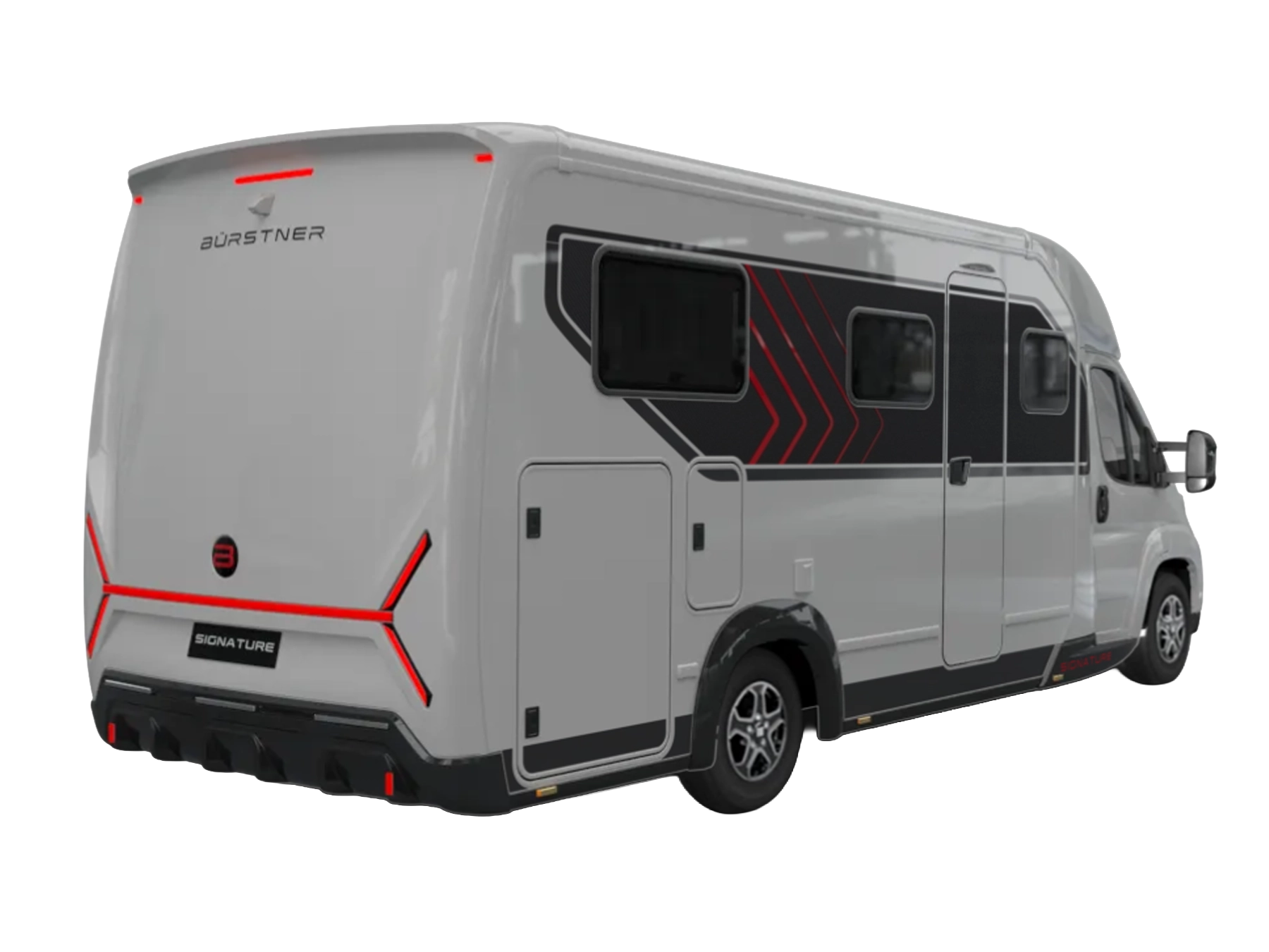 Burstner Signature 70 Motorhome 9717 - Exterior Rear Right