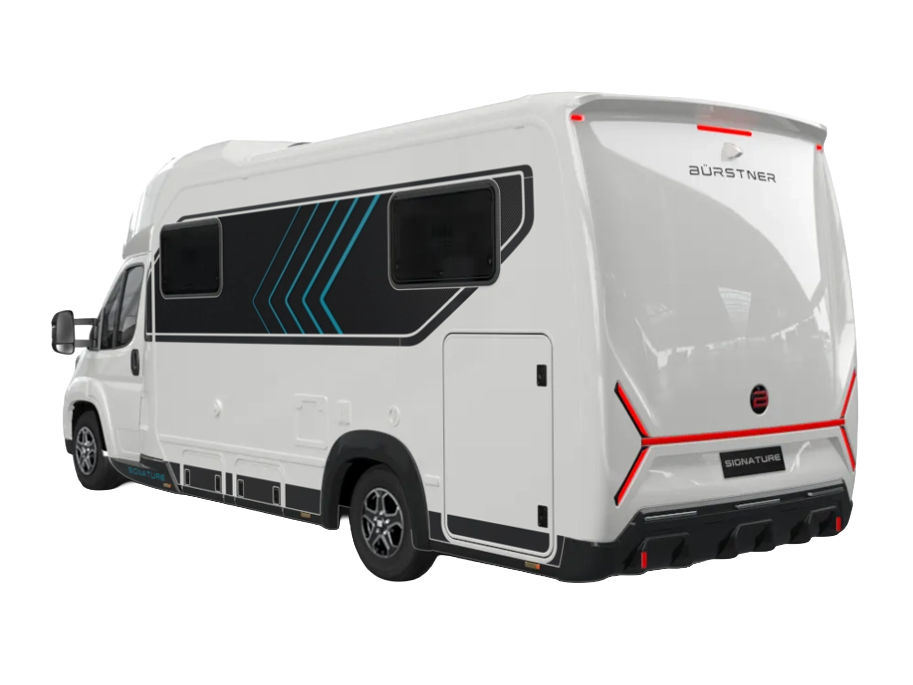 Burstner Signature 71 Motorhome 9720 - Exterior Rear Left