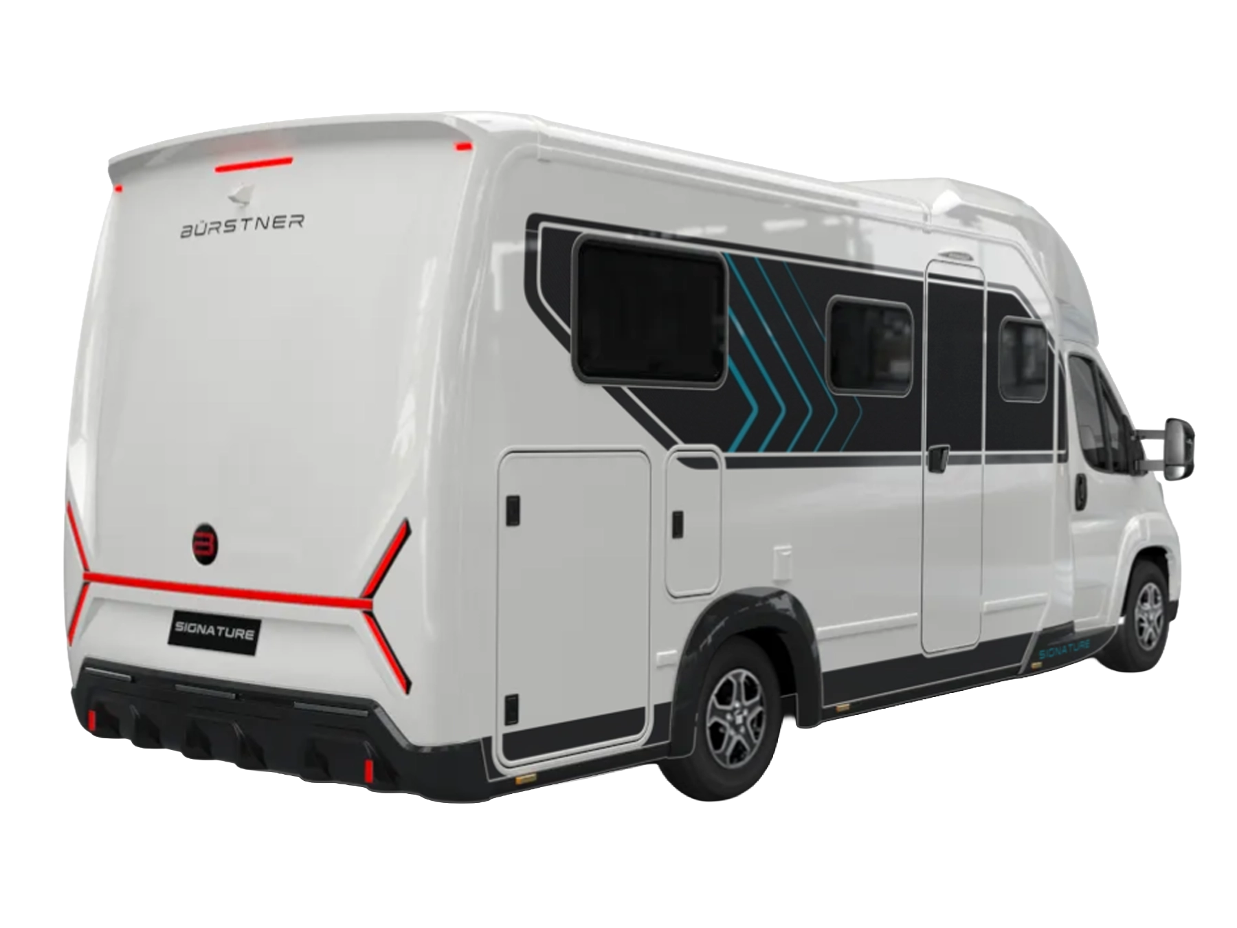 Burstner Signature 71 Motorhome 9720 - Exterior Rear Right
