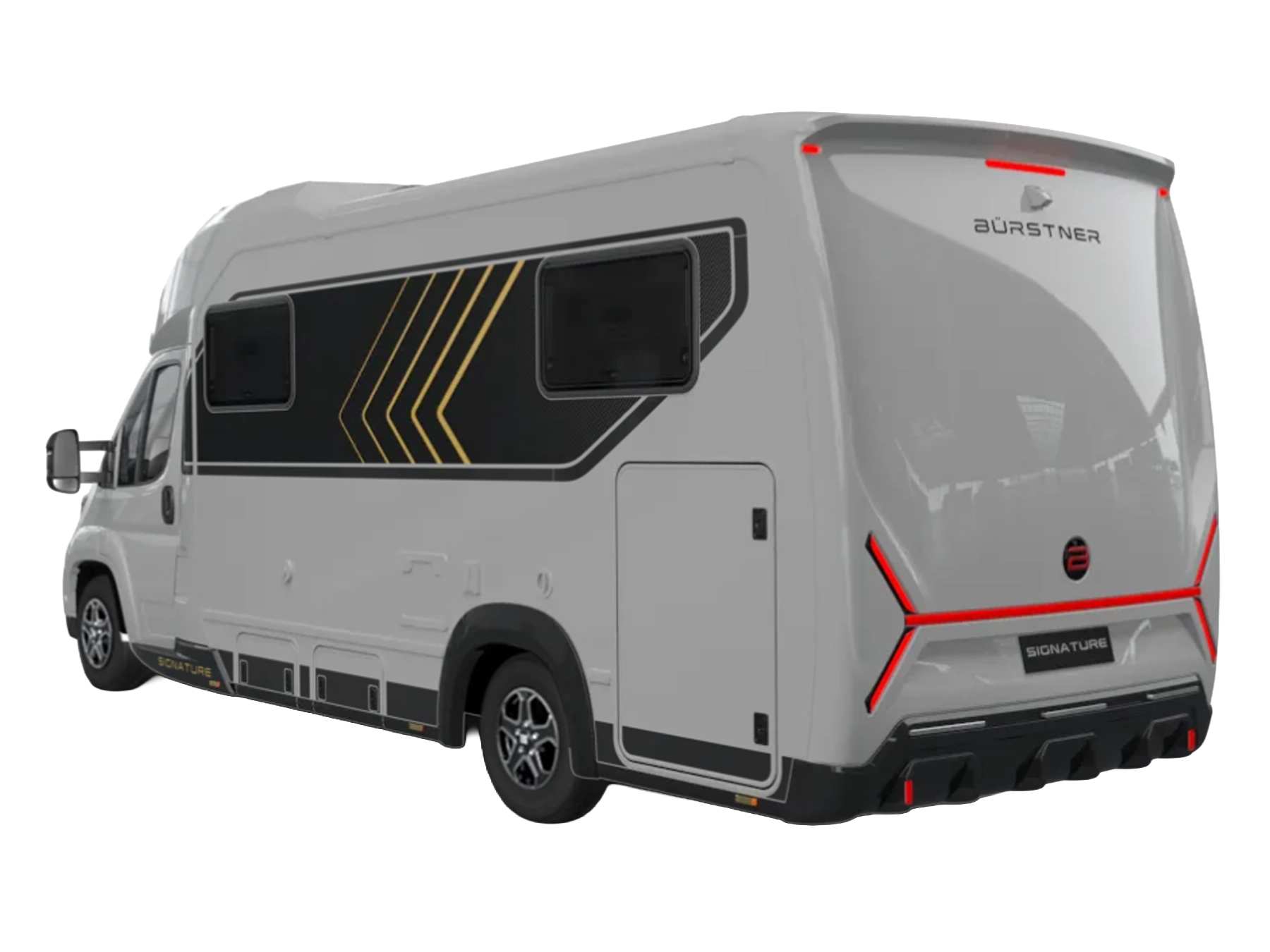 Burstner Signature 71 Motorhome 9721 - Exterior Rear Left