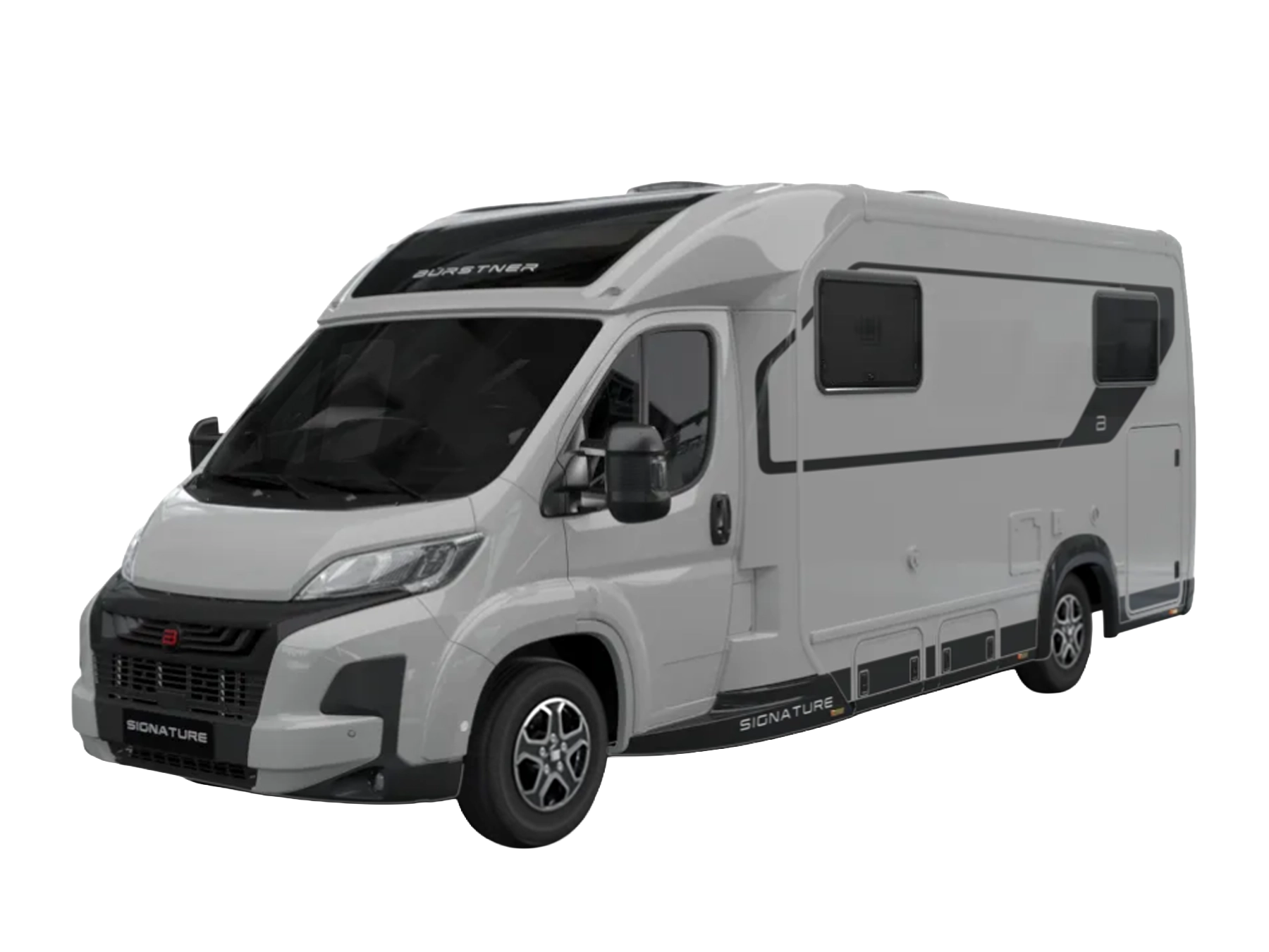 Burstner Signature 74 Motorhome 9722 - Exterior Front Left