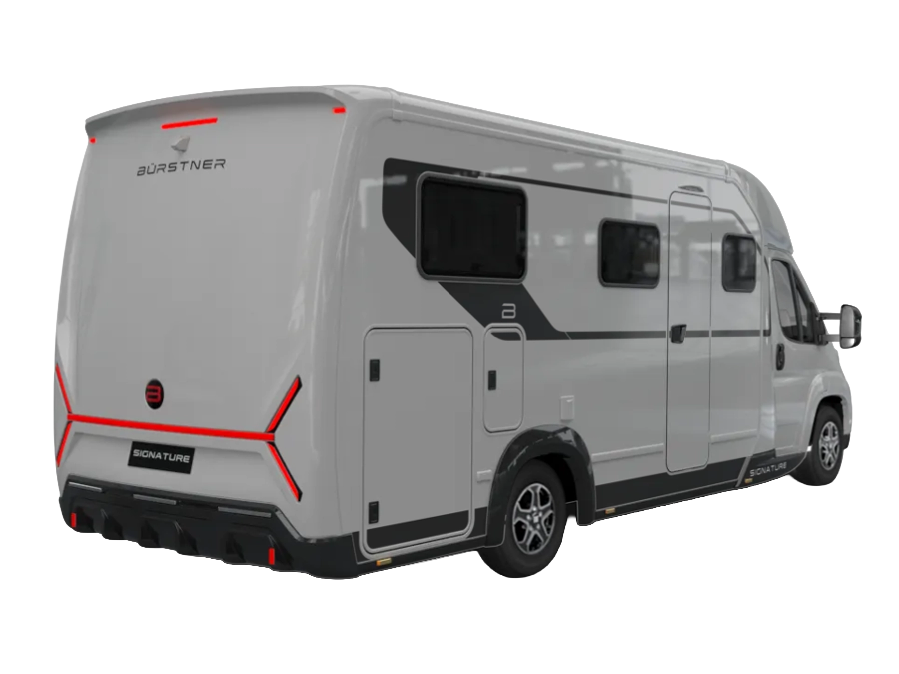 Burstner Signature 74 Motorhome 9722 - Exterior Rear Right