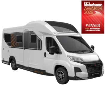Burstner Signature 75 Motorhome 9724 - Exterior Front Left Award