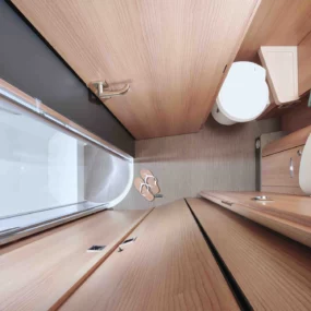 Carthago C1 Tourer Edition Plus I 149 RB LE Motorhome FO900070 - Washroom Area Closed Birds Eye