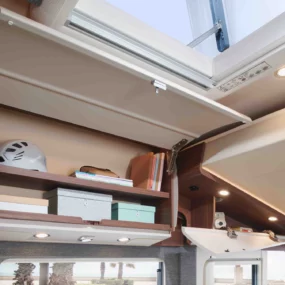 Carthago Chic C-line I 49 LE L Motorhome FO900080 - Lounge Overhead Storage Lifestyle