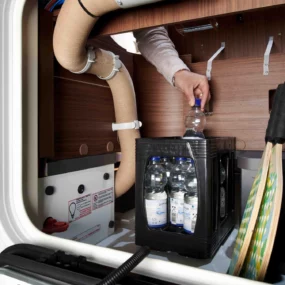 Carthago Chic C-line I 49 LE L Motorhome FO900080 - Lounge Seat Storage to Exterior Outside