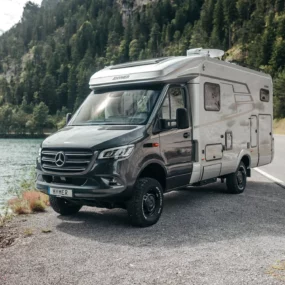 Hymer ML-T 570 4x4 Motorhome 10444 - Exterior Front Left Lifestyle