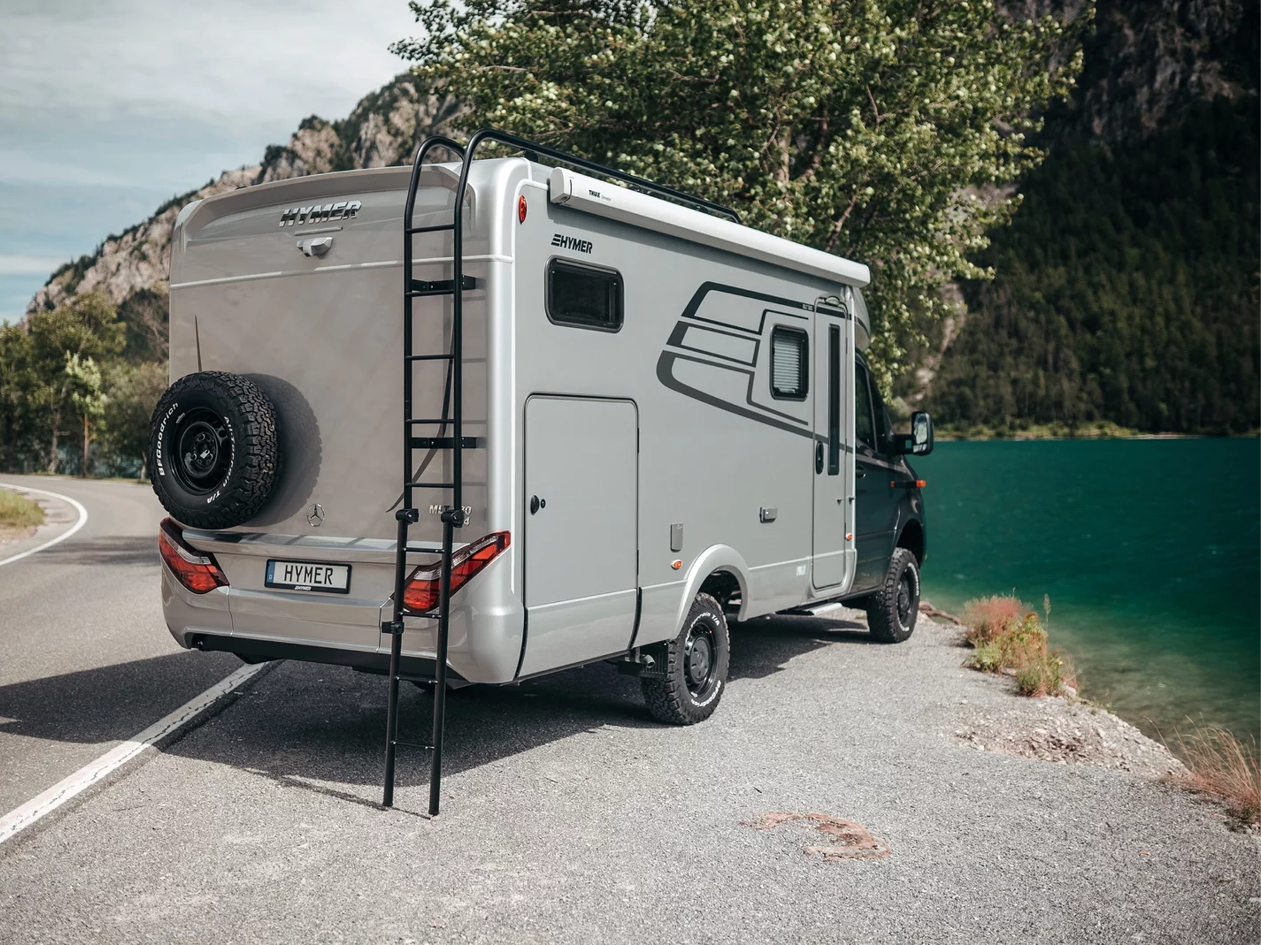 Hymer ML-T 570 4x4 Motorhome 10444 - Exterior Rear Right Lifestyle