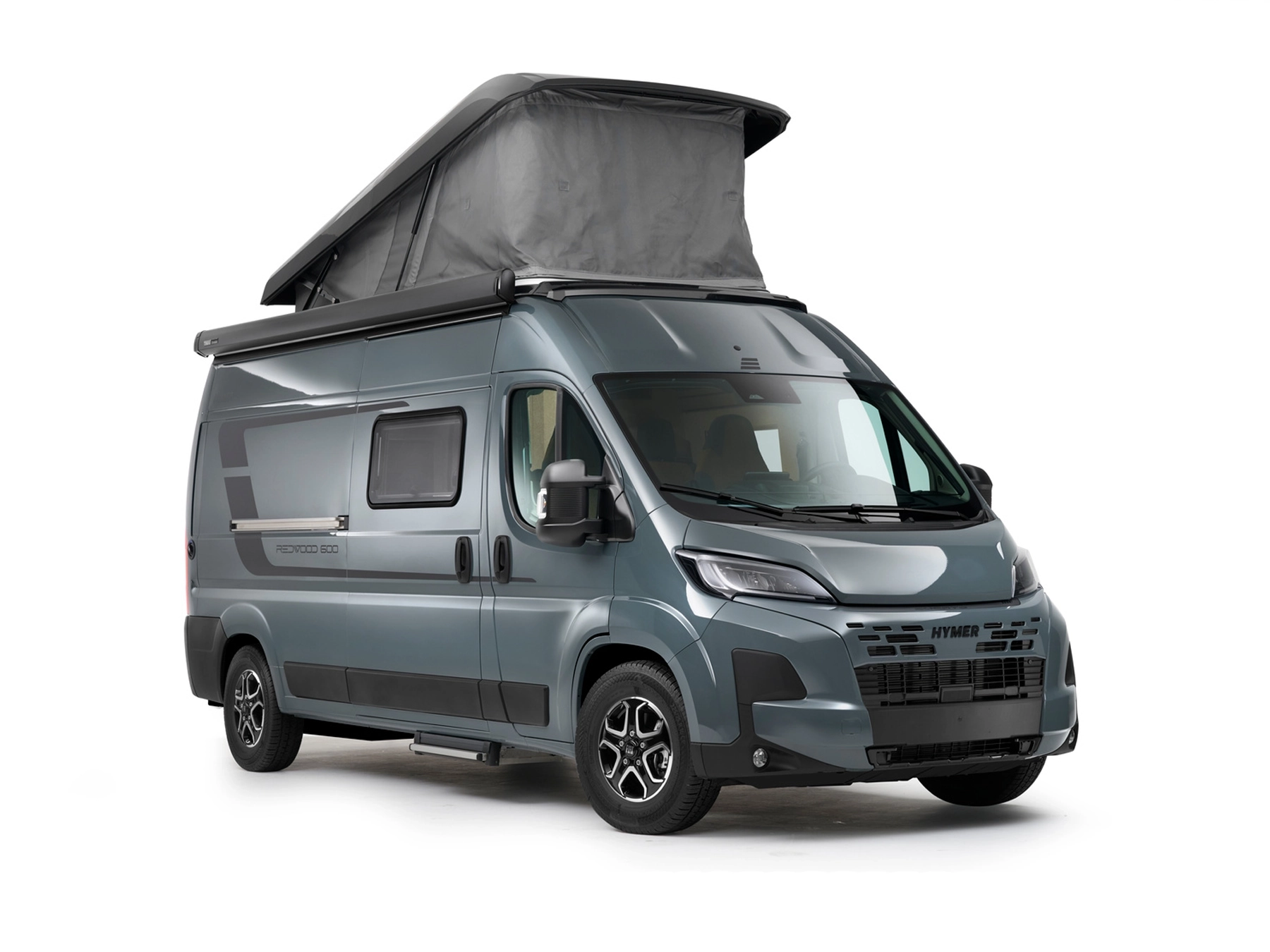 Hymer Redwood Campervan Core - Exterior Explorer Front Right Pop Top