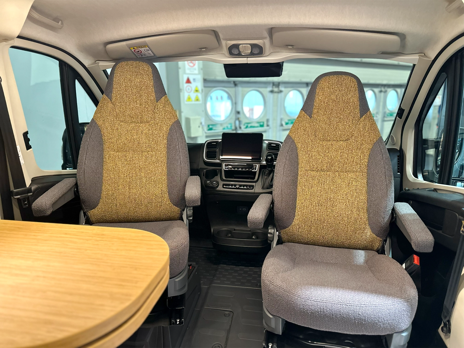 Hymer Redwood Campervan Explorer - NEC Show Cab Seats