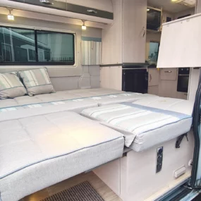 Auto-Sleepers Symbol Plus Campervan 10986 - Bed Outside