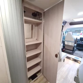 Auto-Sleepers Symbol Plus Campervan 10986 - Interior Cupboard Open