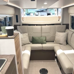 Burstner B66 Campervan 644 - Rear Lounge