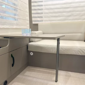 Burstner B66 744 TD Rear Lounge Table
