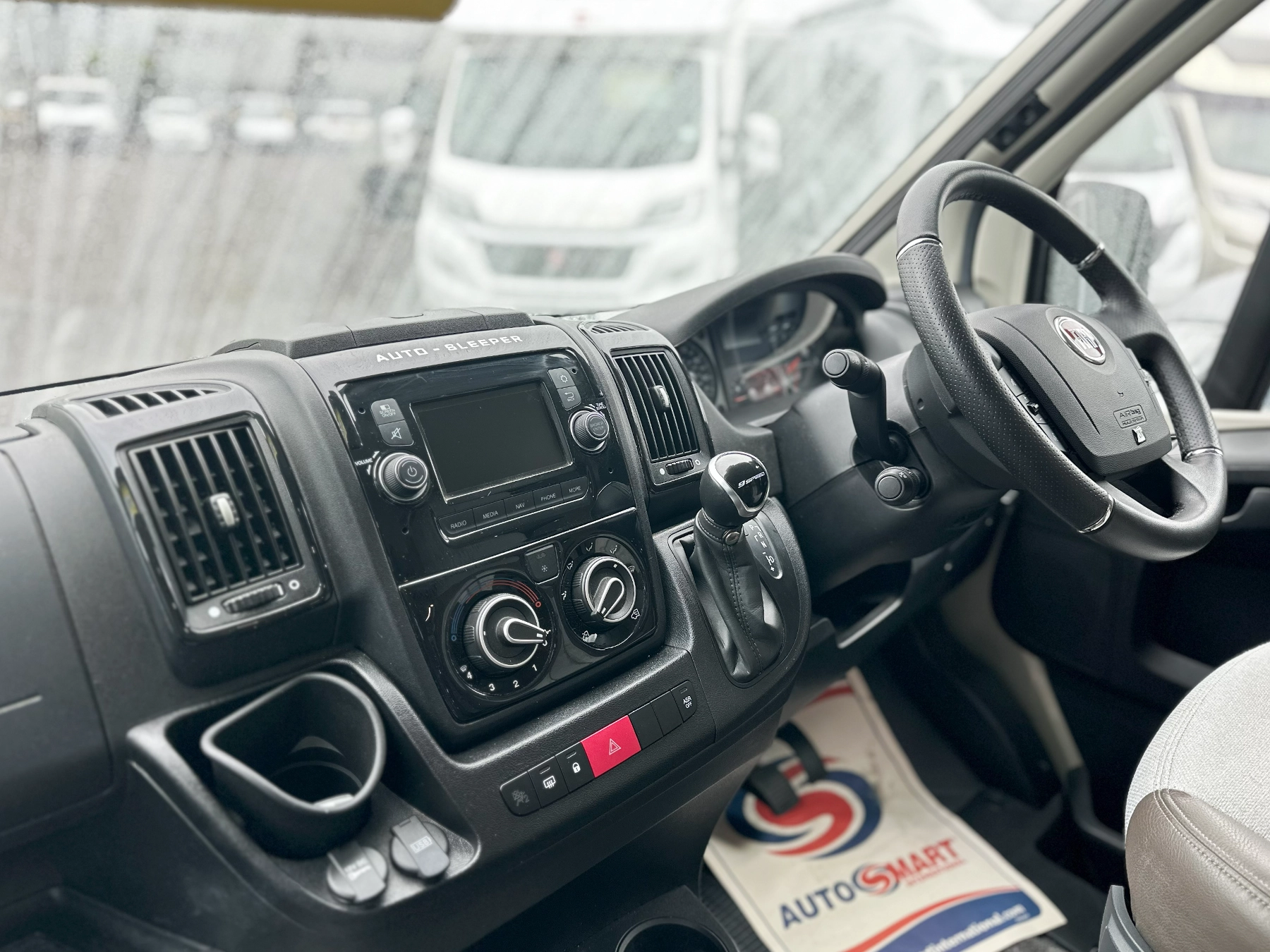 Auto-Sleeper Warwick Duo Head Unit & Steering Wheel