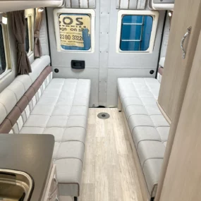 Auto-Sleeper Warwick TV in Rear Lounge