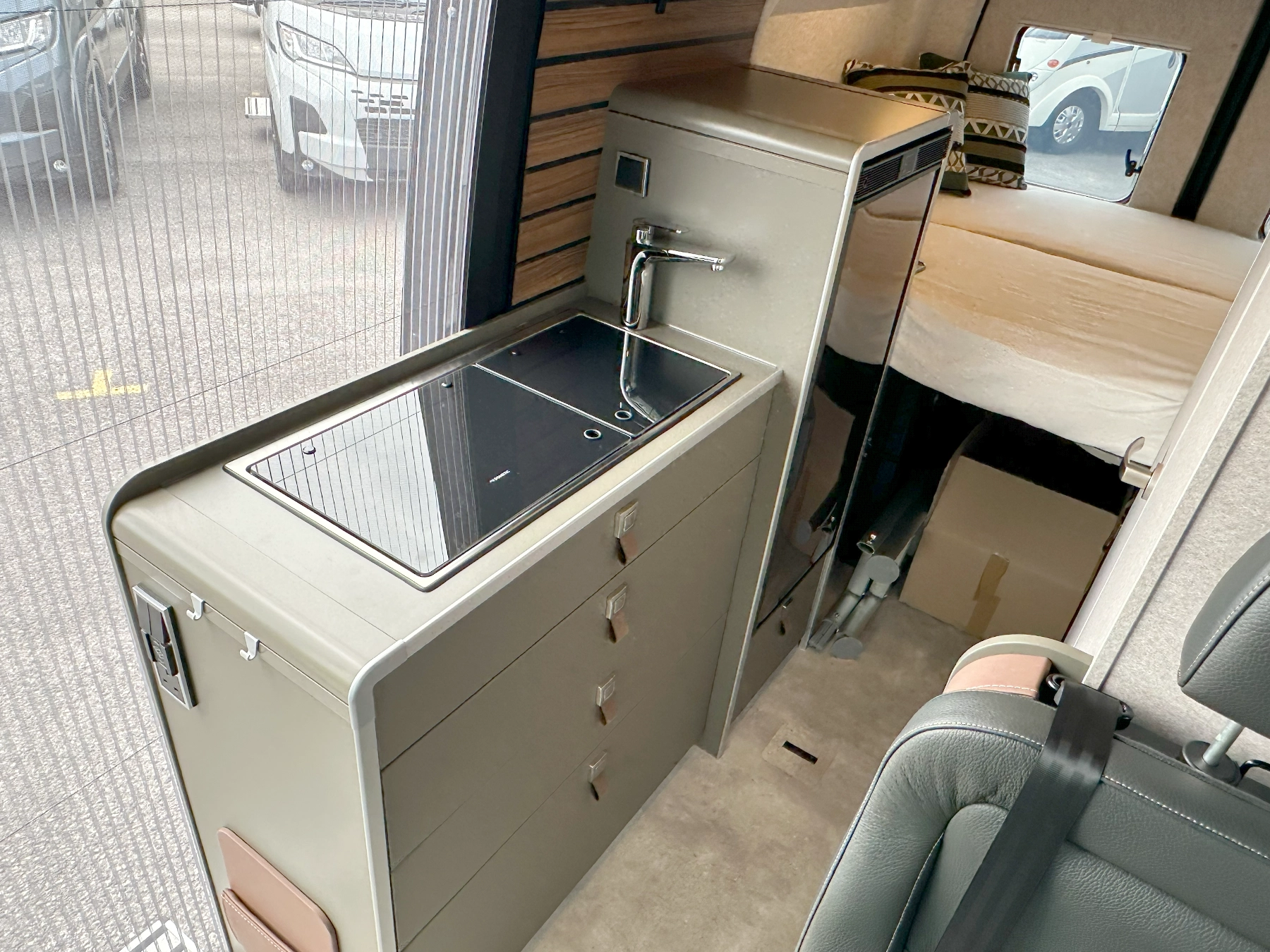 Hymer Grand Canyon S Xperience Pop Top Kitchen Area