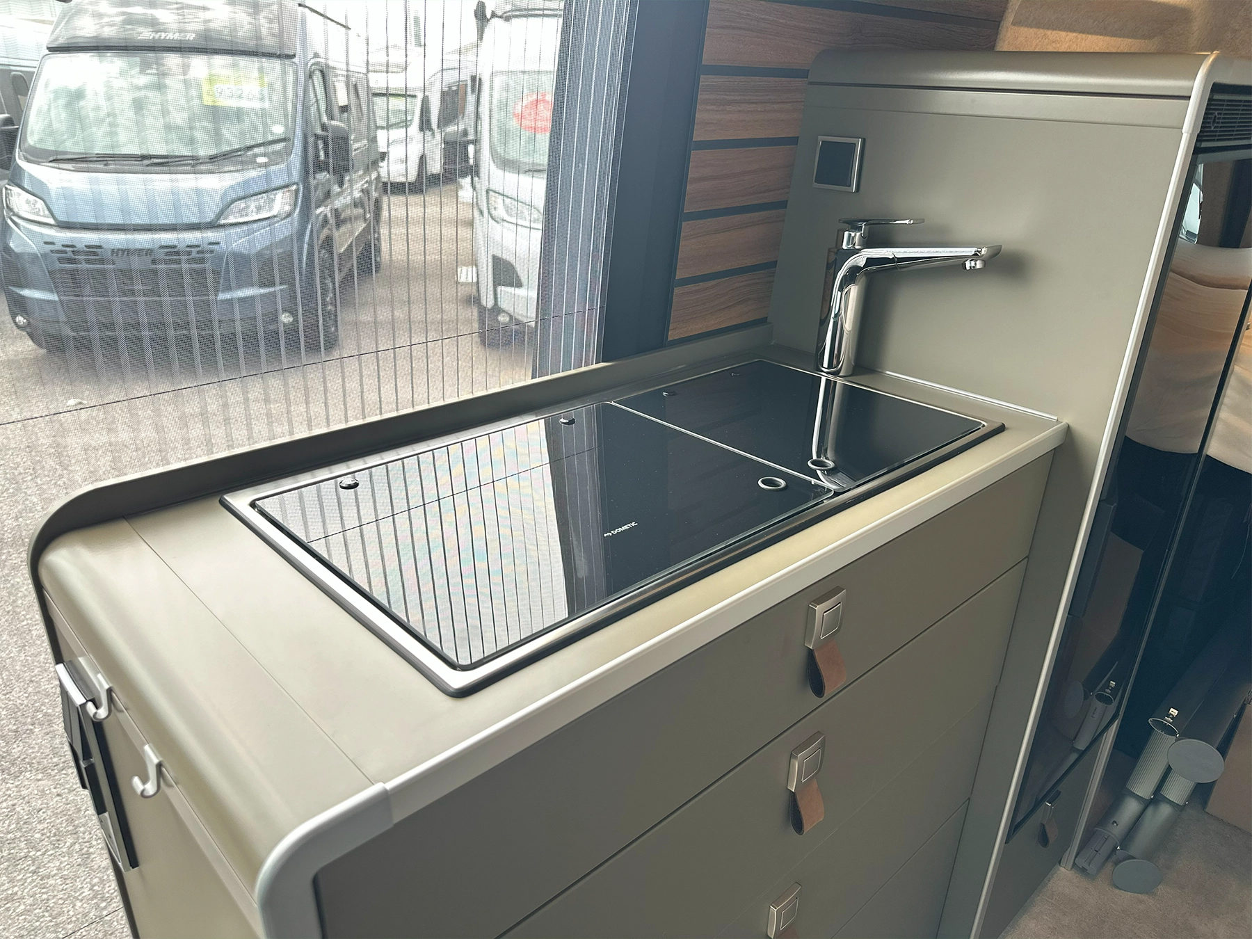 Hymer Grand Canyon S Xperience Pop Top Kitchen Worktop Closed
