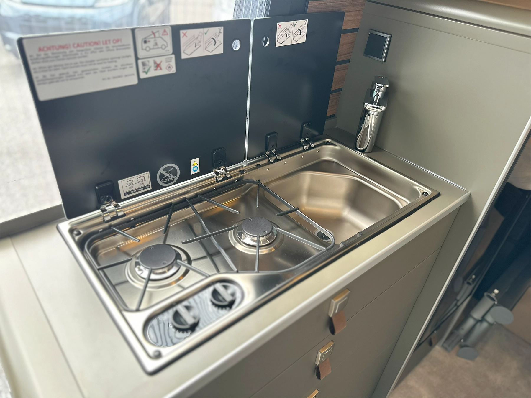 Hymer Grand Canyon S Xperience Pop Top Kitchen Worktop