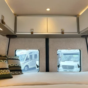 Hymer Grand Canyon S Xperience Pop Top Overhead Storage Above Bed