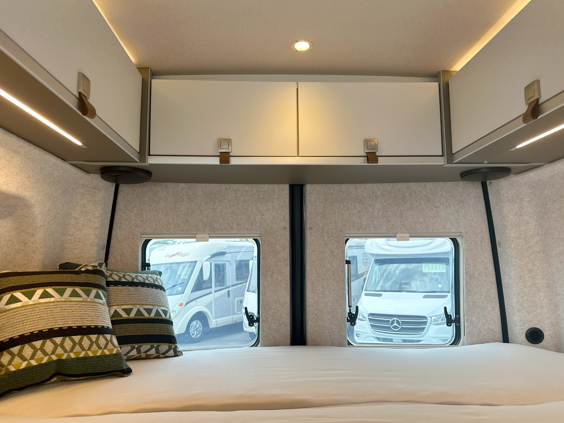Hymer Grand Canyon S Xperience Pop Top Overhead Storage Above Bed