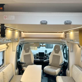 Dethleffs Eurostyle Drop Down Bed Over Cab